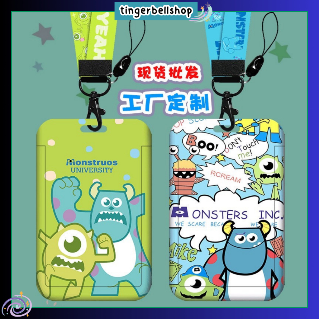 🇹🇭[พร้อมส่ง]ป้ายห้อยบัตรพร้อมสายคล้องคอ ที่ใส่บัตรนักเรียน/บัตรพนักงาน ซองใส่บัตรลายการ์ตูนน่ารักๆ
