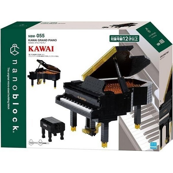 Kawada nanoblock NBM-055 KAWAI Grand Piano 4972825228890 (นาโนบล็อค)