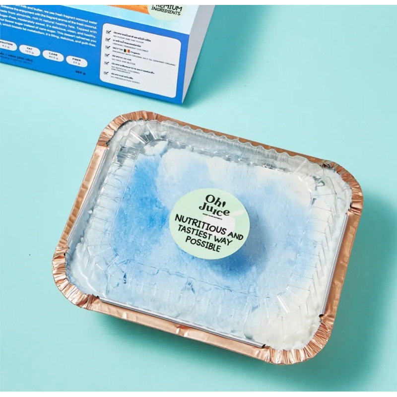 ✅พร้อมส่ง✅เค้กนางฟ้าจากร้านOh!Juiceหิ้วตรงจากร้าน 🍰 อร่อยคลีน โปรตีนสูง ❌แป้ง ❌น้ำตาล ✅ ส่งรถเย็น กท