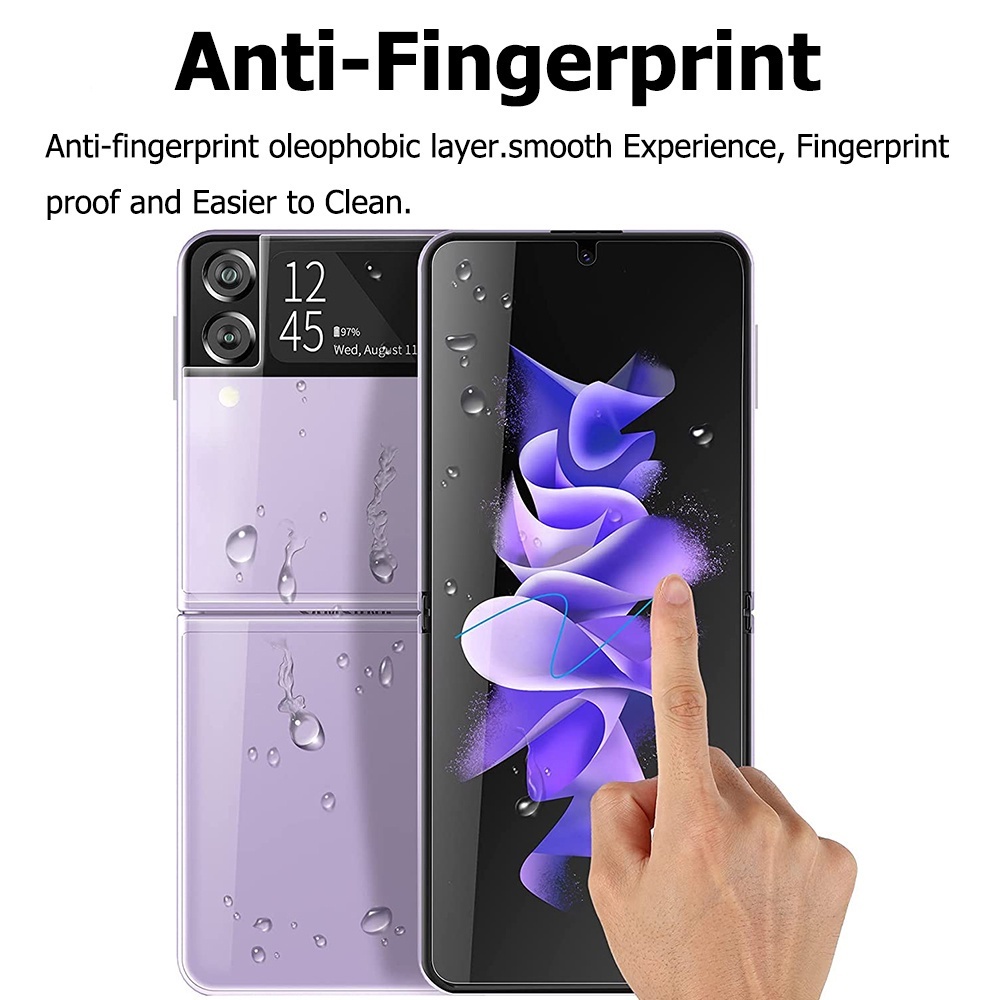 พร้อมส่งจากไทย ! ฟิล์มไฮโดรเจลฟลิป (2306) ทัชลื่นเเนบสนิทรับกับจอ for Samsung Galaxy Z Flip 6 Flip5 Flip4