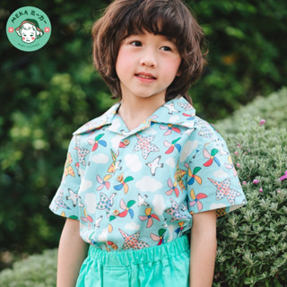 [พร้อมส่ง🇹🇭] เสื้อเด็กชาย ลายว่าว🪁 [18m-12y] ชุดไทยเด็ก ผ้า …