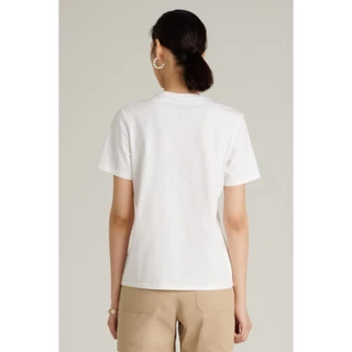 Mc JEANS (แม็คยีนส์) เสื้อยืดผู้หญิง เสื้อยืดแขนสั้น ทรงเรกูลาร์ Regular Fit T-Shirt มีให้เลือก 4 สี MTTZ938