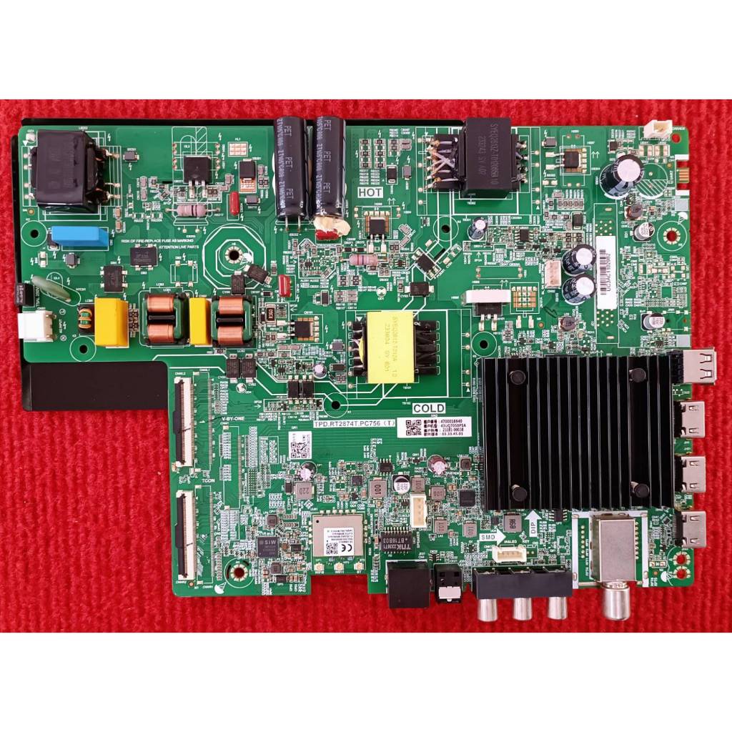 เมนบอร์ดทีวี  LG  รุ่น  43UQ7050PSA พาสบอร์ด TPD.RT2874T/PC756
