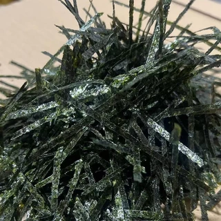 สาหร่ายย่างตัดเส้น เกรดA สาหร่ายโนริตัดเส้น สาหร่ายเส้นฝอย 100g ใช้โรยทาโกะยากิ