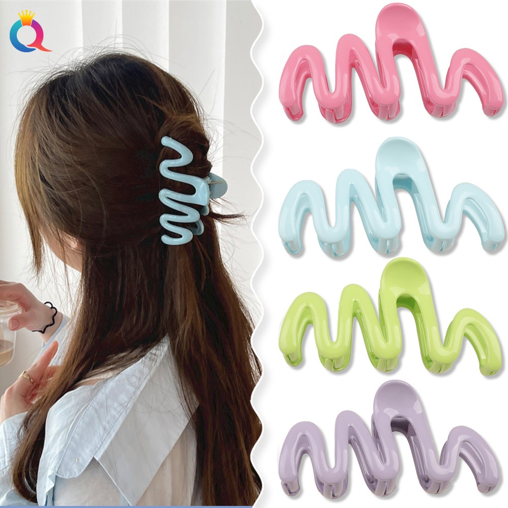 A946 กิ๊บหนีบผมคลื่น หลากสี สินค้าพร้อมส่งในไทย