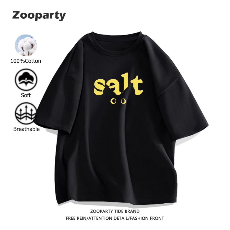 เสื้อยืดแนวสตรีท พิมพ์ลาย "ตาแมวเที่ยงคืน" พร้อมส่ง