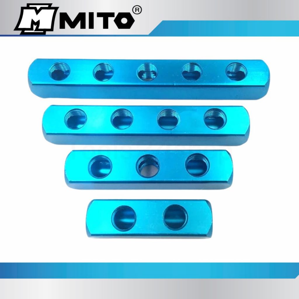 MITO รางคอปเปอร์ลม 1/4" 2 - 5 ทาง No.MI-1312 - MI1315