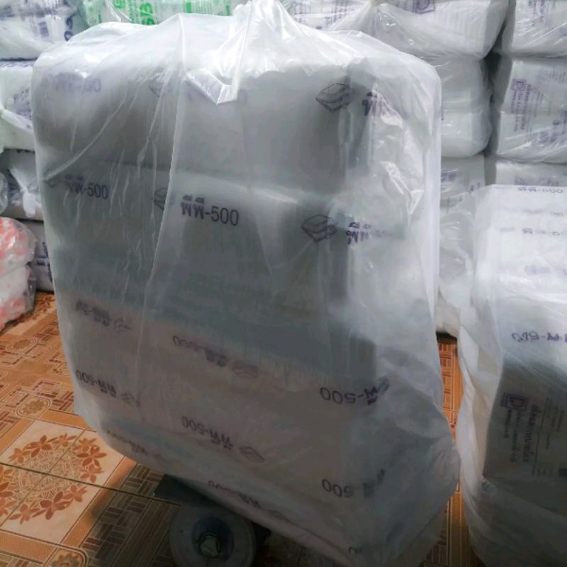 โฟมใส่อาหาร PP-500 แข็งแรง ทนความร้อน (สินค้าขนาดใหญ่)