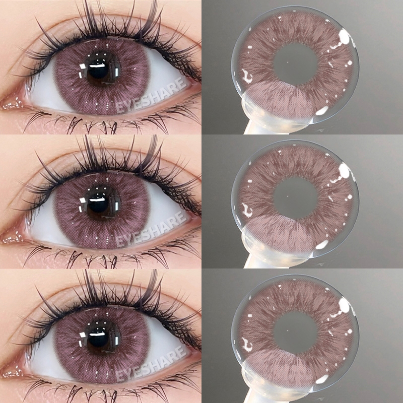 {COD}-คอนแทคเลนส์สี Eyeshare Seattle Pinkchoc 1 คู่ 14.5 มม. ตาโต เลนส์สีแฟชั่น ใช้ได้ 1 ปี จัดส่งฟรี ค่าอมน้ำ 40% ขายดี