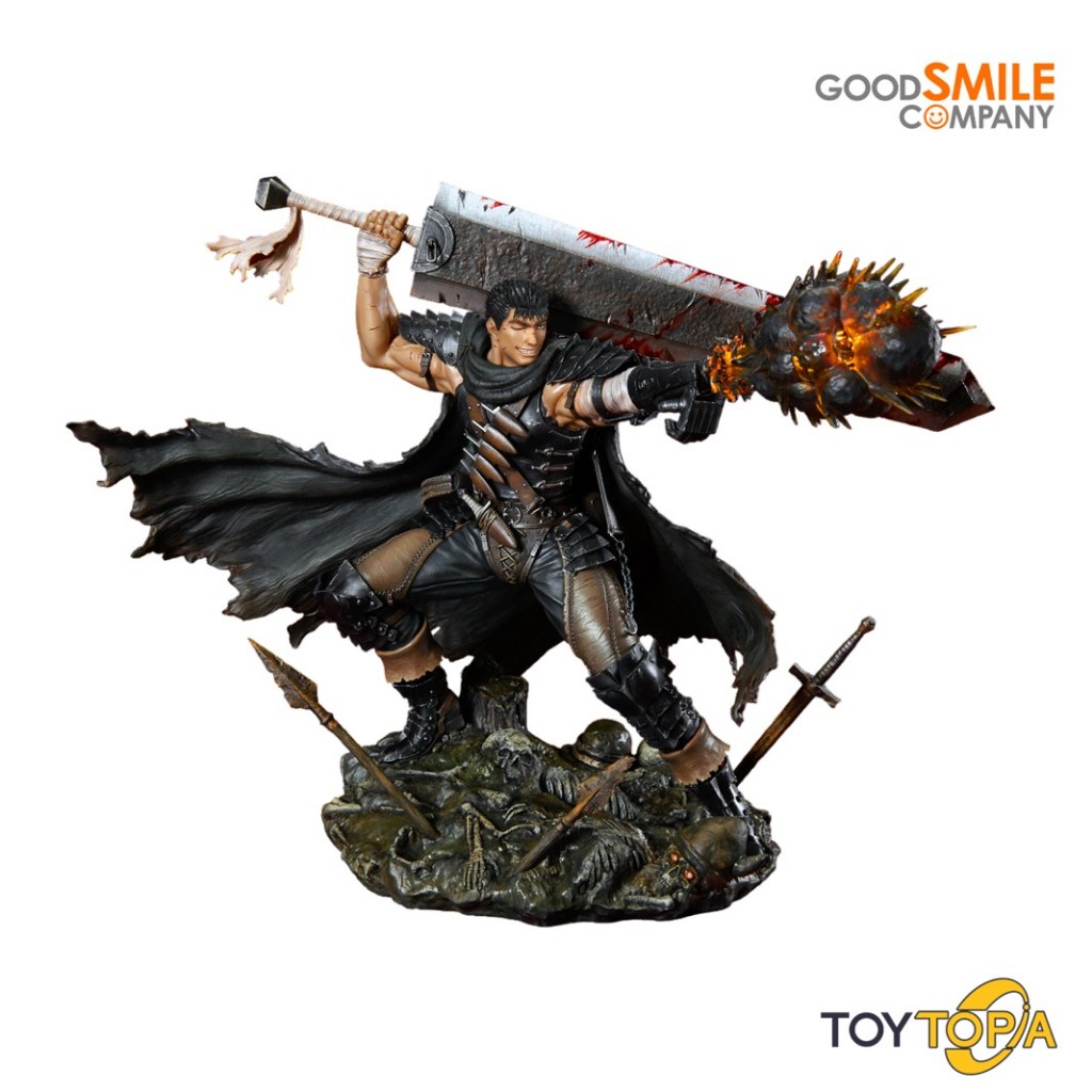 (524454) Guts Black Swordsman Ver.: Berserk 1/7 Scale by Medicos Entertainment