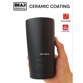 แก้ว BEAR CERAMIC COATING 20oz มีบริการสลักชื่อ 304สแตนเลส 2 ชั้น เก็บอุณหภูมิร้อน/เย็น