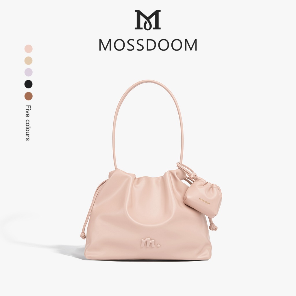 MOSSDOOM Danica Bag Set กระเป๋าสะพายไหล่สำหรับผู้หญิงความจุขนาดใหญ่ เรียบง่ายและมีสไตล์