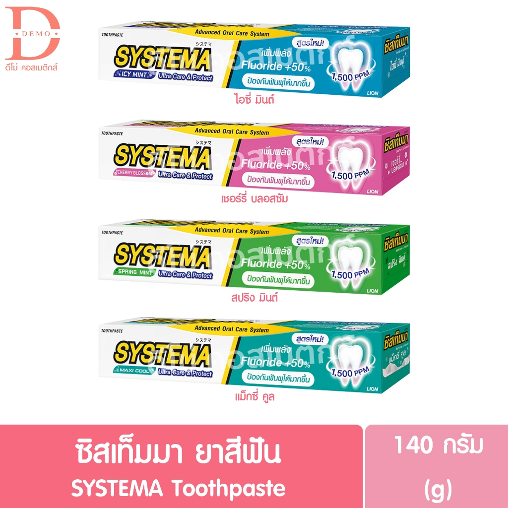 ซิสเท็มมา ยาสีฟัน 140กรัม SYSTEMA Toothpaste Pack 140g.