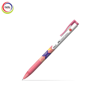 ปากกา FABER-CASTELL GRIP X-7 สีน้ำเงิน/แดง/ดำ แพ็ค10ด้าม แบบกด 0.5มม.