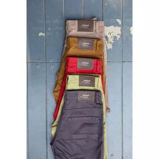 กางเกงขาสั้นผู้ชาย ทรงกระบอกตรง Jack Russel Klassik JS-1 Straight Fit Dark Blue /Brown /Ovaltine /Olive Green/Cement