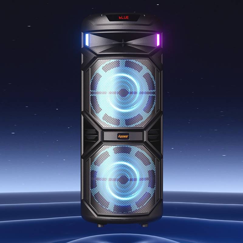 d-power ลำโพงสนามขนาดใหญ่ รุ่น Tower11 กำลังขับ 300W ลำโพงขนาด 15นิ้ว *2 เสียบกีต้าร์ได้ เหมาะฟังระยะไกล รับประกัน 1ปี