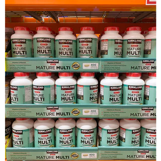 (Exp.05/2027) kirkland Mature Multi Vitamin Adult 50+ 400 เม็ด