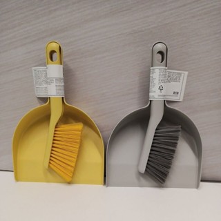ที่โกยผงอิเกีย อีเกีย IKEA ที่โกยผงมินิ ไม้กวาด  เทา เหลือง …