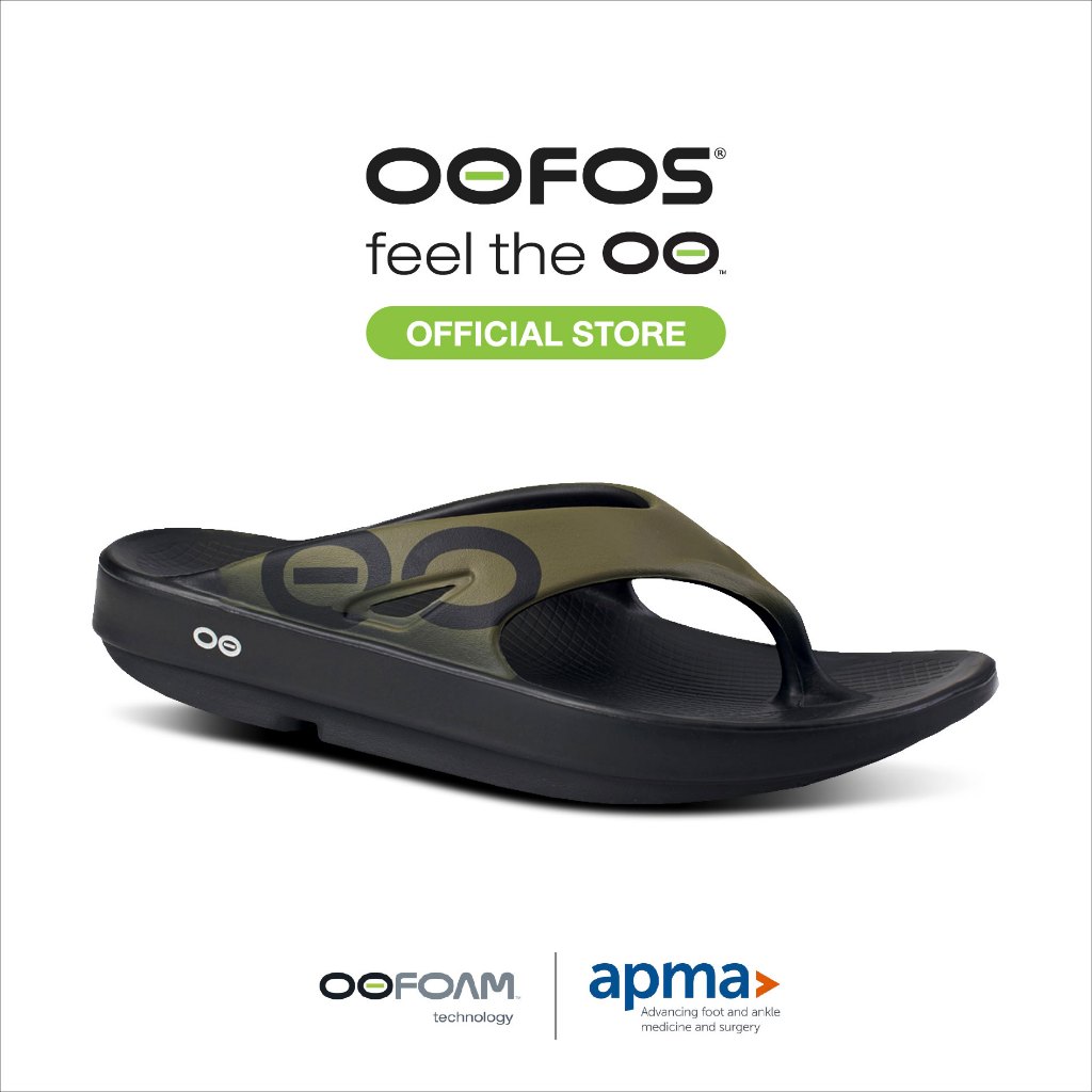OOFOS Ooriginal Sport Tactical Green รองเท้าเพื่อการฟื้นฟู