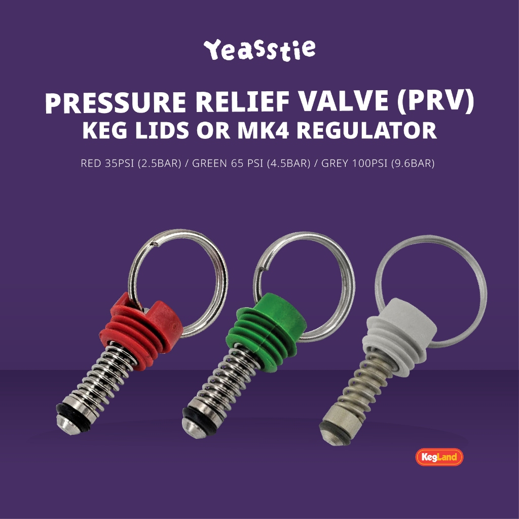 Pressure Relief Valve (PRV) – Keg Lids or MK4 Regulator