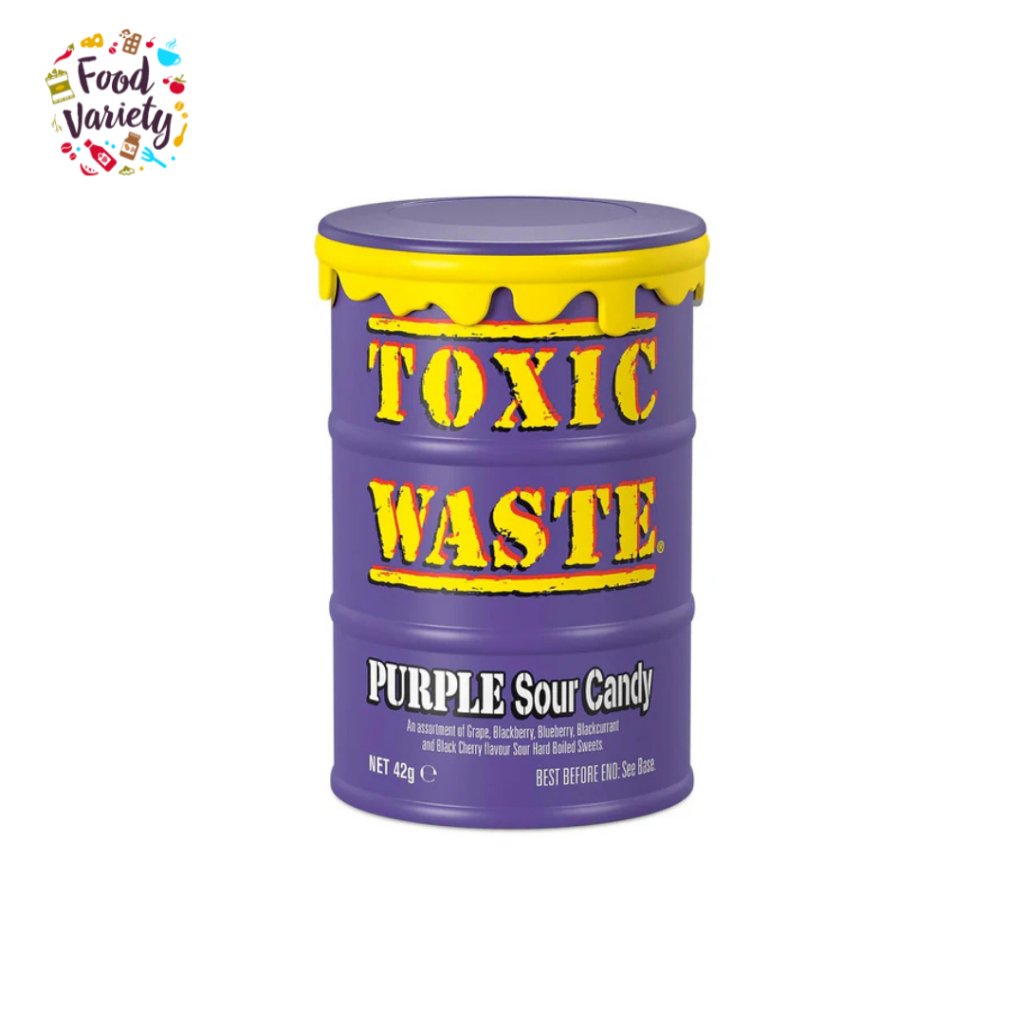 Toxic Waste Purple Sour Candy Drum 42g
