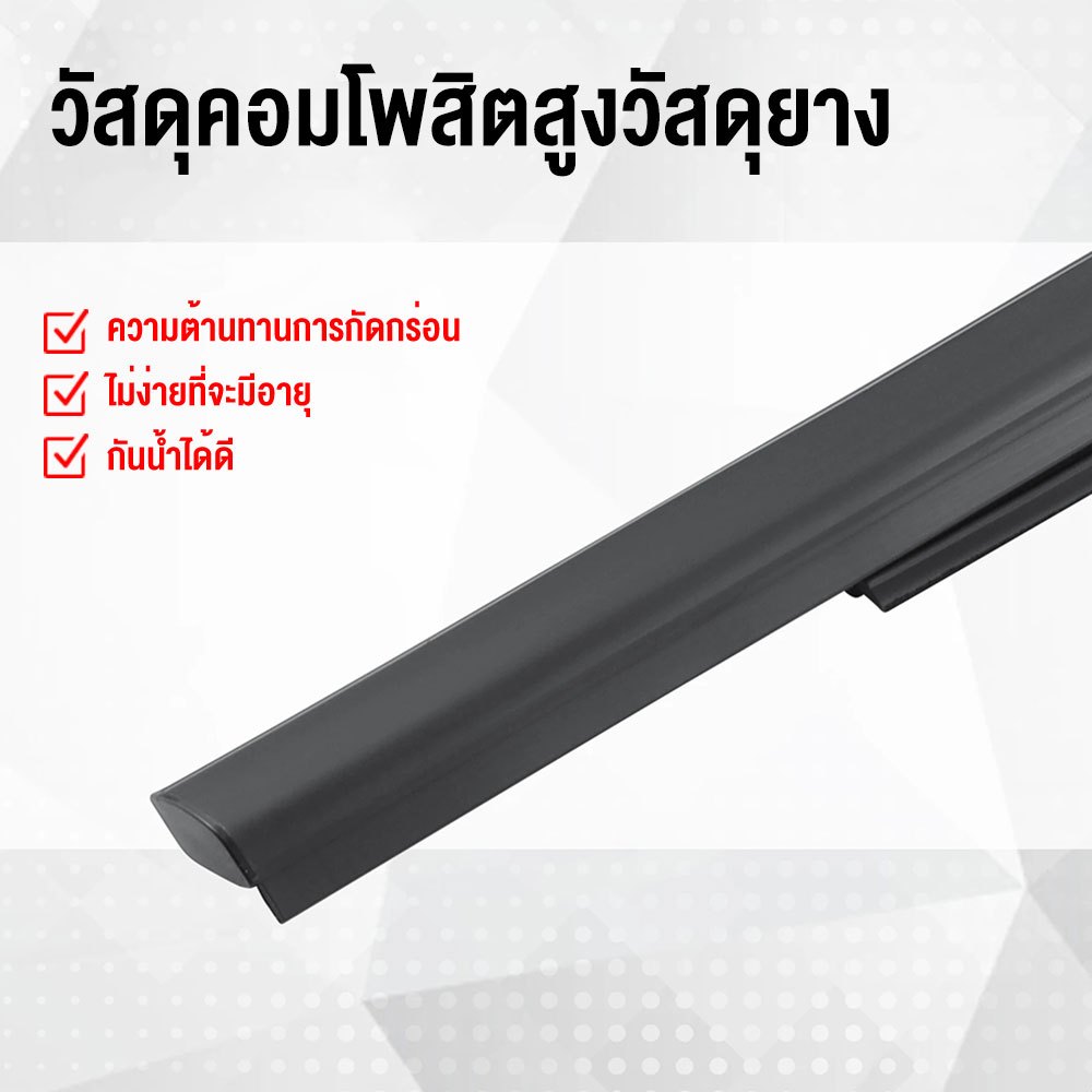 ราคา4เส้น คิ้วรีดน้ำประตู Ford Ranger T6 NEW 2012-2021 4ประตู ตอนเดียว แคปดีแม็ก คิ้วรีดน้ำ ยางรีดนำ้ขอบกระจก ยางรีดนำ้ข - รูปที่ 3