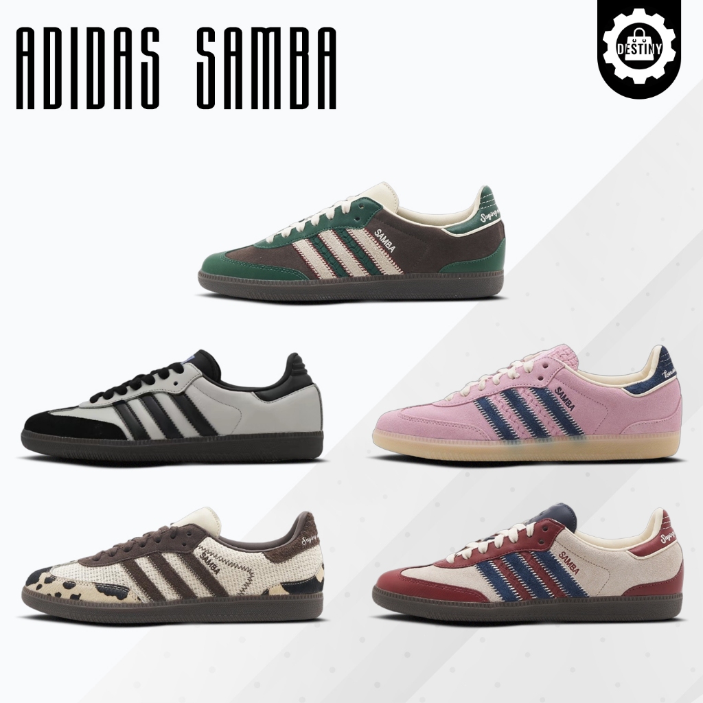 ใหม่นําเข้า notitle x adidas originals Samba OG  รองเท้ากีฬาสำหรับชายหญิงII ID6024/IG4198/ID6022/B75