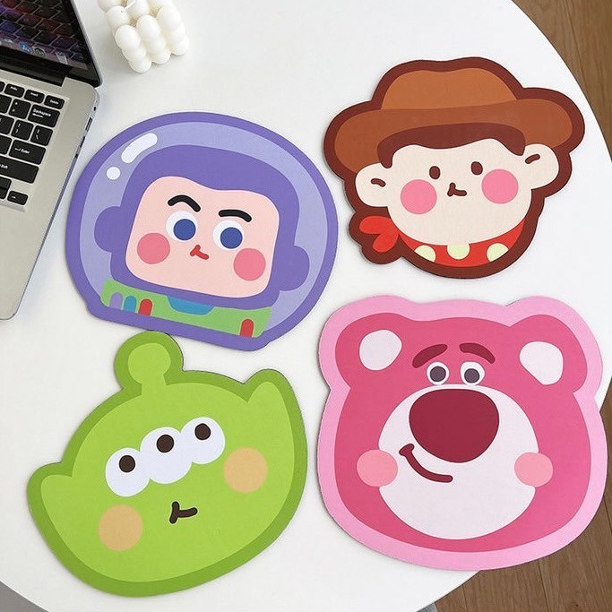 พร้อมส่ง🖱️แผ่นรองเมาส์ ทอยสตอรี่ Toy Story cartoon mouse pad เมาส์แพดลายการ์ตูน กันลื่นสีสันสวยงาม 73019