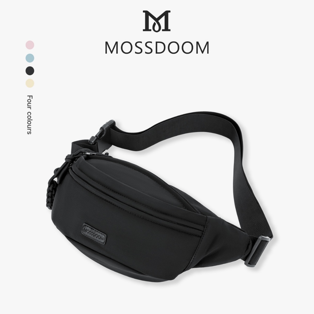 MOSSDOOM Klassy Waist Bag กระเป๋าคาดอกผู้หญิง สะดวกสบาย สีมินิมอล ลุคเท่ๆ