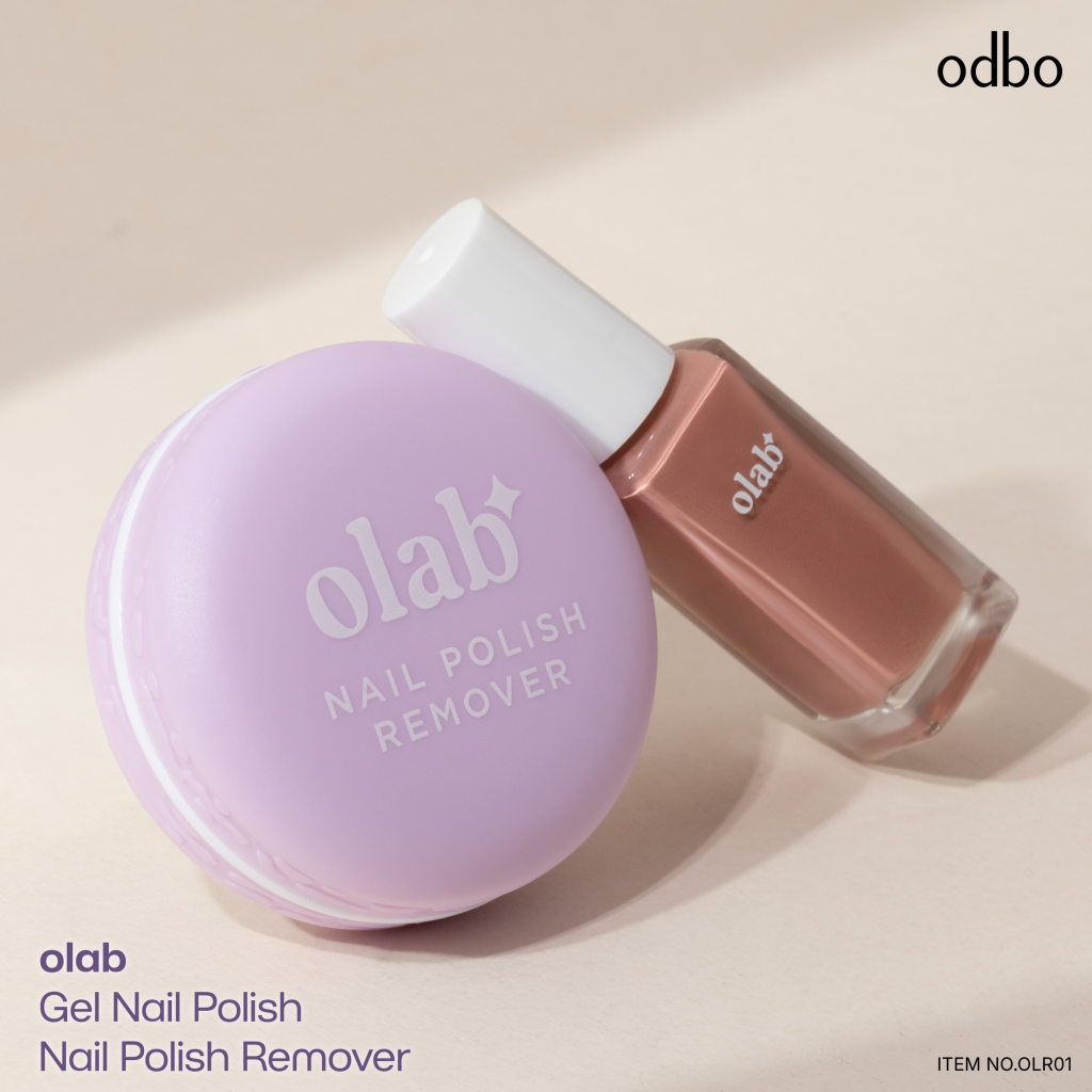 odbo olab แผ่นน้ำยาล้างเล็บ Nail Polish Remover (OLR01)