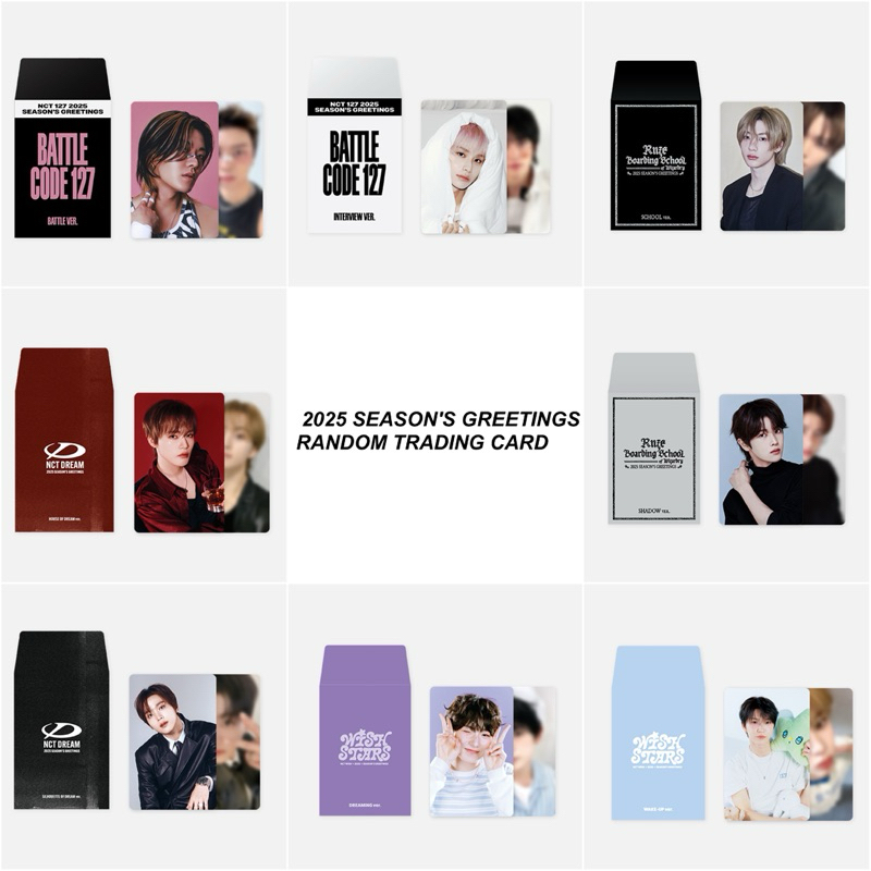 พร้อมส่ง 2025 SEASON'S GREETINGS RANDOM TRADING CARD - NCT / RIIZE