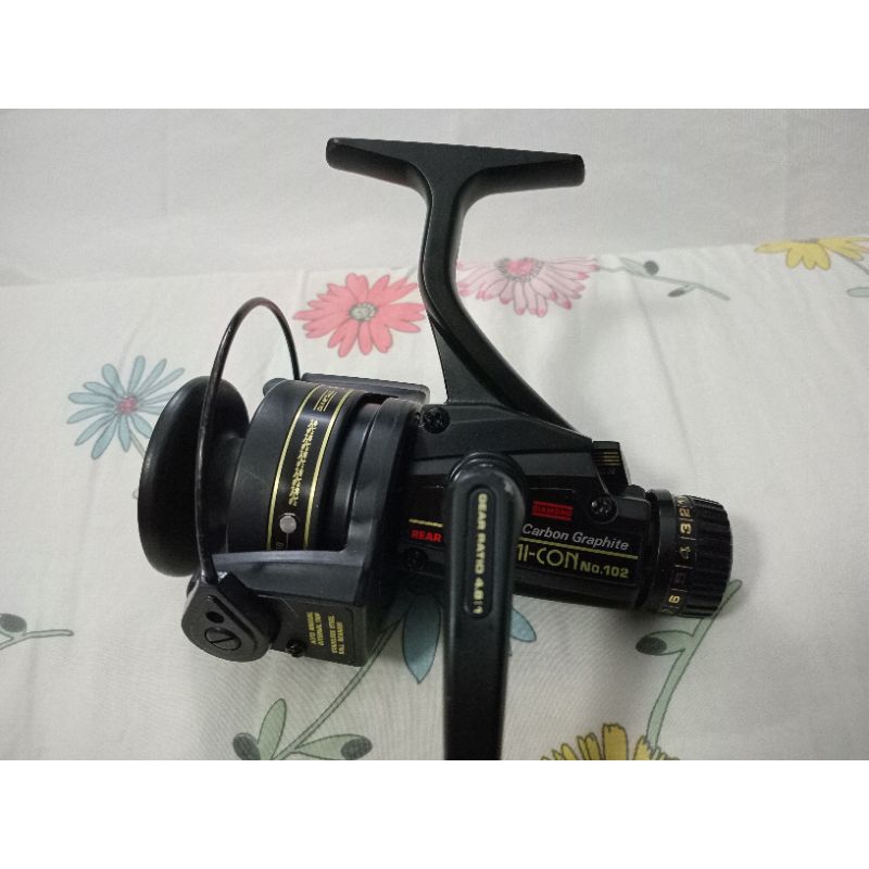 รอก Diamond MI-CON No.102 เบรคท้าย (2) รอกญี่ปุ่น รอกสปินนิ่ง Spining reel รอกตกปลา อุปกรณ์ตกปลา รอก