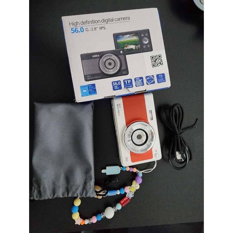 กล้องดิจิตอลโทนฟิล์มละมุน Kitbeez KC-2 สีส้ม พร้อมส่ง สภาพดีมาก99% แถมแบตเพิ่มอีก1ก้อน