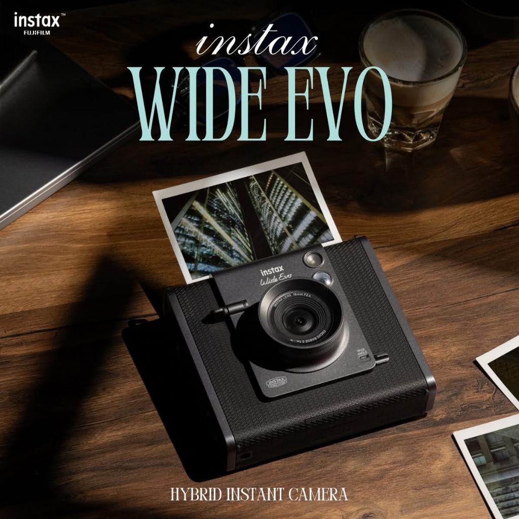 FUJIFILM instax WIDE EVO แถมฟรีเมม+film1 Pack