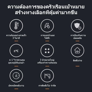 KEVE เครื่องทำน้ำอุ่น 6500W อุ่นชัวร์ร้อนเร็ว water heater พร้อมชุดฝักบัว การรับประกันหนึ่งปี