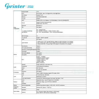 Gprinter PDA IT88 เครื่องสแกนบาร์โค้ด idata เครื่องนับสินค้าคงคลัง จอสัมผัส ไร้สาย 1D2D