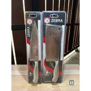 Zebra ซีบรา ตราหัวม้าลาย มีดครัว 7.5 นิ้ว/ มีดสับ 7นิ้วรุ่น PRO II ZEBRA CHEF KNIFE