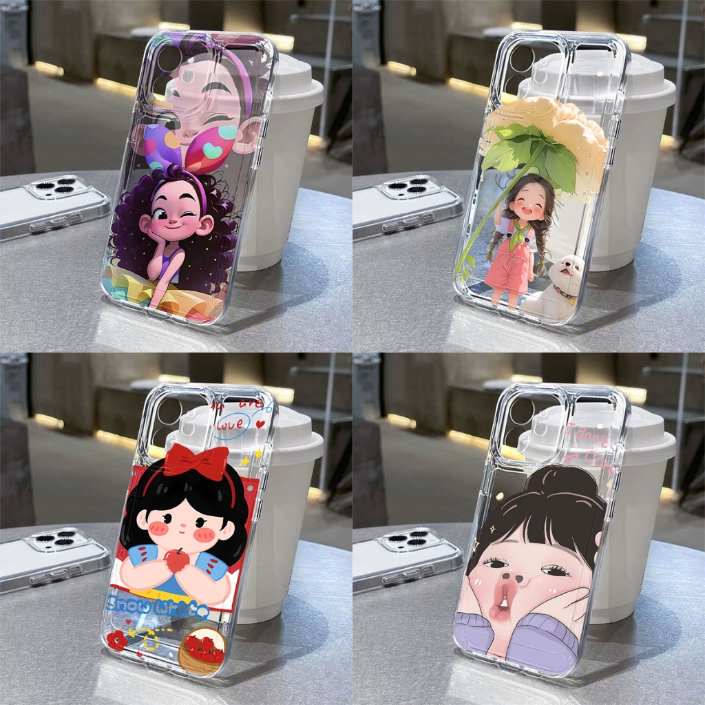 เคส for oppo F31 A6 A60 A79 A18 A38 A57 A95 A74 A5 A9 2020 A17 A16 A15 A54 A78 A5S A98 A3 A3X A5 Pro สาวกันกระแทกนุ่ม