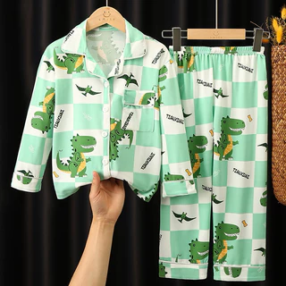 ชุดนอนเด็กลายน่ารักเนื้อผ้าอย่างดี(Cotton)
