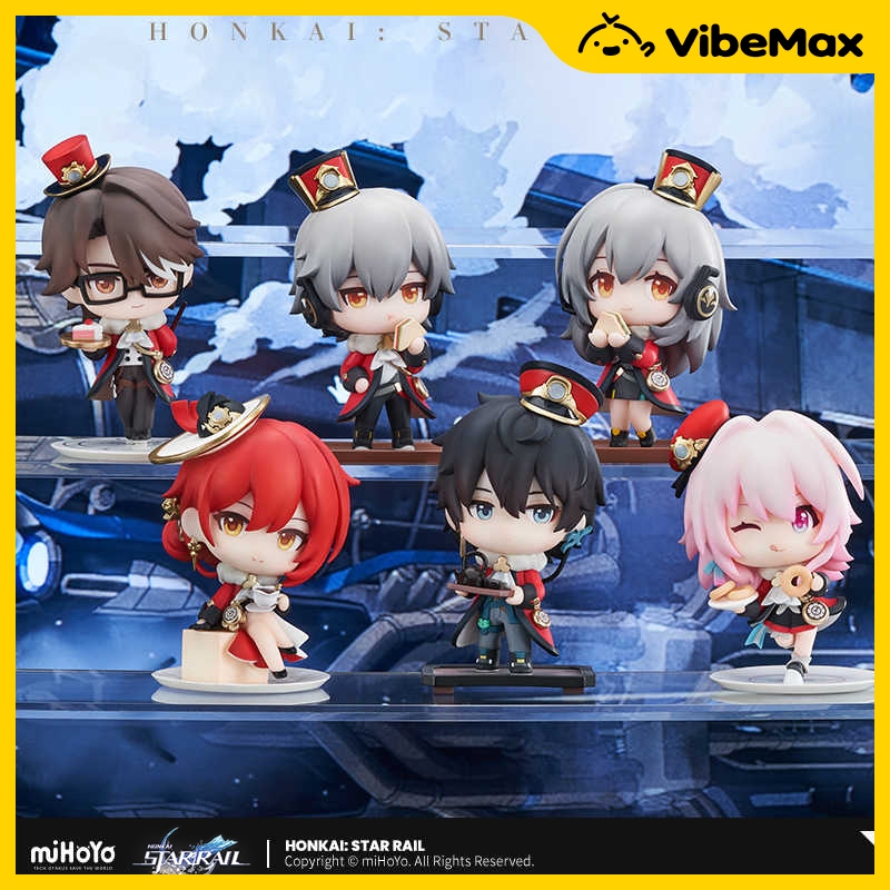 [⚡พร้อมส่ง🔥Official] Honkai: Star Rail  ฟิกเกอร์ แบบ Chibi ซีรีส์ Train Welcome Tea Party