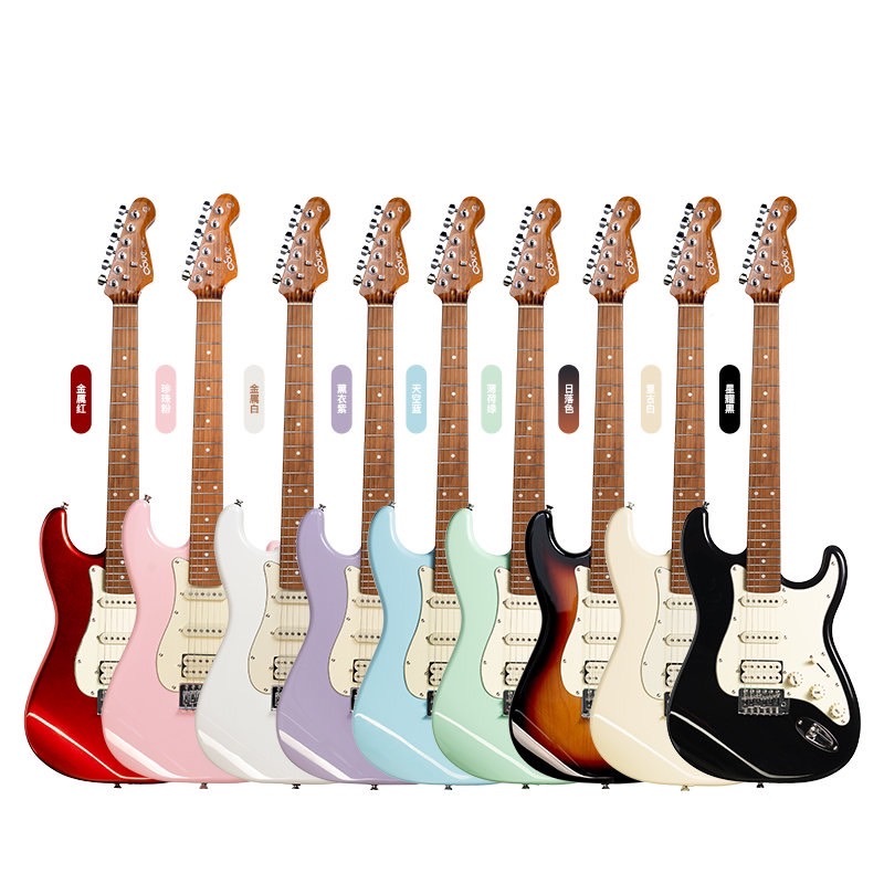 กีตาร์ไฟฟ้า ตัดคอยล์ ได้ (ราคาปกติ 7,200) DOVE คอเมเปิ้ลเผาไม้ งานสุดเนี๊ยบ  SSH เสียงเยี่ยม งานพรีเ