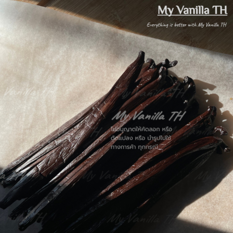 <<มาใหม่>>สินค้า Rare**ฝักวานิลลา TAHITIAN VANILLA**นำเข้าจาก French Polynesia (Tahiti Island) **เกร