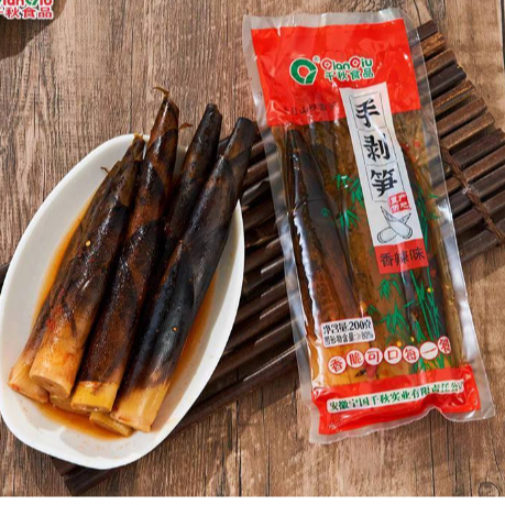 หน่อไม้หวานดอง ชนิดต้องแกะเปลือก 3รส ดั้งเดิม พริกดอง เผ็ด ห่อใหญ่ 200-230g