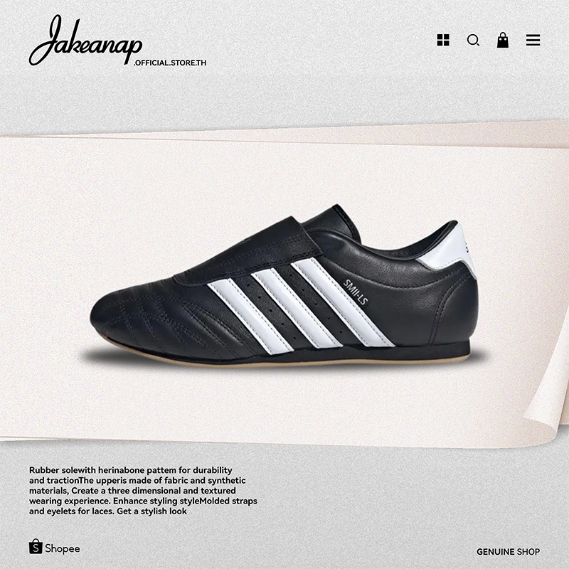 Adidas Originals Taekwondo 'Black White Gum' Women's JQ4775 [ ของแท้100% ]