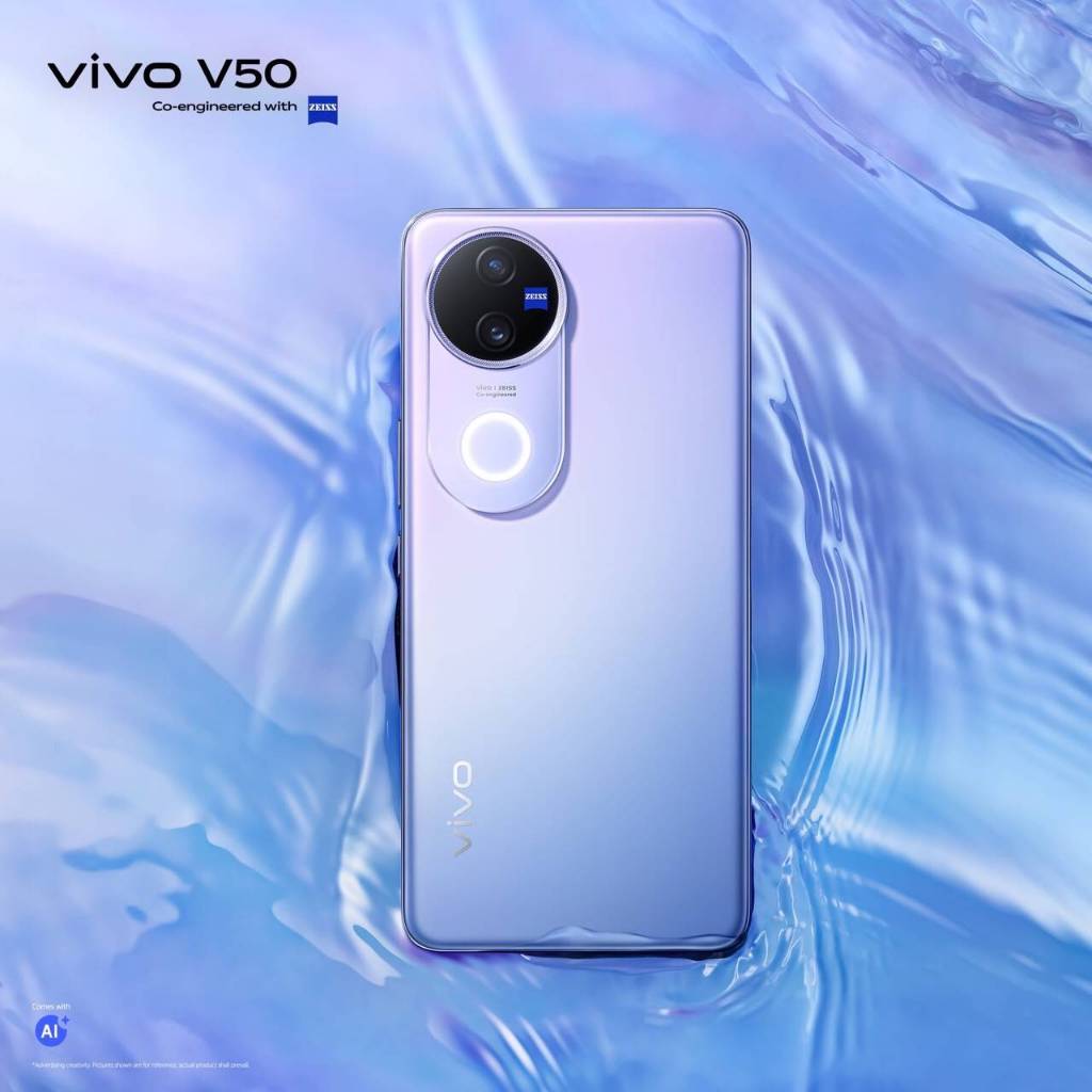 vivo V50 5G ใหม่ล่าสุด ถ่ายได้น้ำได้ มาพร้อมแบต6000แอมป์ สเปคขั้นเทพ ประกันศูนย์2ปีเต็ม