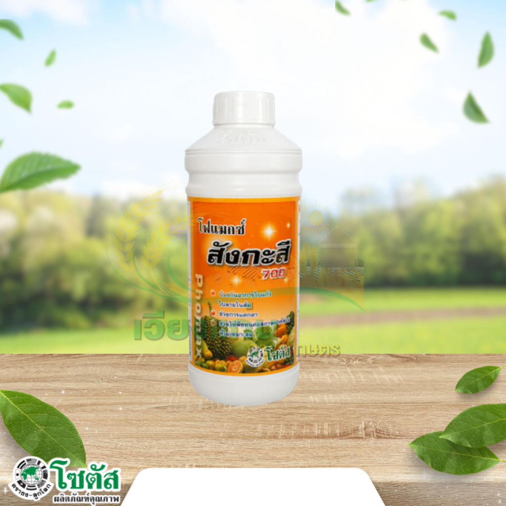 โฟแมกซ์ สังกะสี 700 (Phomax Zn 700) | 1 ลิตร(L) |  ป้องกันอาการใบแก้ว กระตุ้นการแตกตา