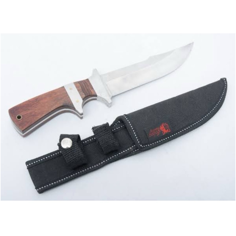 🦊 Columbia Fixed Blade Hunting Knife USA 🇺🇸 SABER no.A09