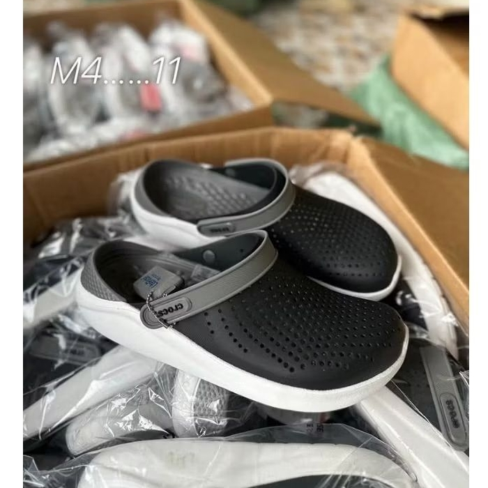 รองเท้าเเตะ Crocs size M4 - M7 (36-40) Crocs Lite Ride ผลิตจากยางอย่างดีนิ่มเบาไม่ลื่นใส่สะอาดเท้า