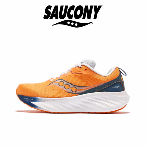 Saucony Triumph 22 Lime grey รองเท้าผ้าใบ（ของแท้ 100 %）