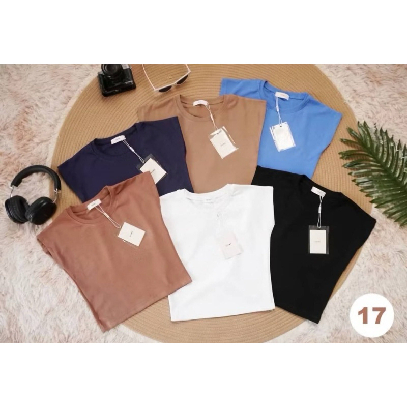 เสื้อครอป ค้างคาว คอกลม